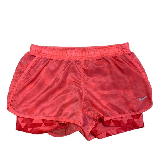 NIKE Dri-Fit Pink Women's Shorts Cycling Running  S NWOT - Picture 1 of 13